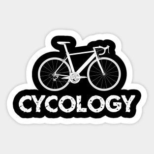 Cycologist Bicycle , Bike Gift, Bike , Bicycle , Biking , Funny Cycling . Sticker